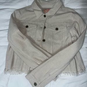 GB corduroy crop jacket Size Large